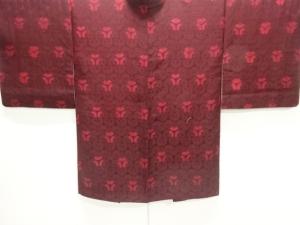 亀甲に花模様羽織